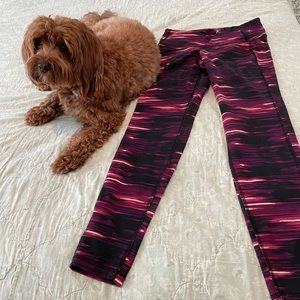 Purple 7/8 leggings